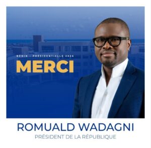 Présidentielle 2026 au Bénin: Les premiers mots du Président Romuald WADAGNI après les résultats provisoires.